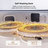 2025 P50 Pro Robot Vacuum Cleaner - 19000Pa High Suction with Anti-Tangle Brush, Self-Drying Mop & LDS Navigation