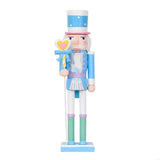 New Christmas Decorations Nutcrackers Ornament,Wooden Nutcrackers Figures Gift