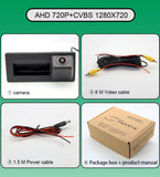AHD 1080P 170° Trunk Handle HD CVBS Rear View Camera For VW Tiguan Touran L Touareg /Skoda Octavia A7 Rapid Yeti A3 A4 B8 B9 A4L