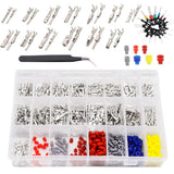 700Pcs 26Type Car Electrical Wire Terminal kit 1/1.5/1.8/2.2/2.8/3.5mm Connector Pins Terminal Removal Male Female Crimp Pins