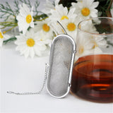 20pcs Oval Stainless Steel Mesh Tea Ball Infuser Loose Leaf Tea Spice Herb Tea Strainer