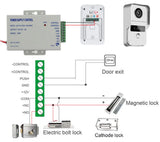 TUYA 1080P 10 Inch 3 LCD Touch Screen WiFi  Smart Home Wireless Video Door Phone RFID Access Control System for Villa Apartment