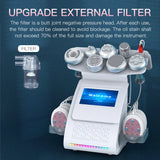9 in 1 Tool 80K Cavitation Ultrasonic Body Slimming Machine Multi-Polar Frequency Anti-Wrinkle Rejuvenation Skin Lift Tighten