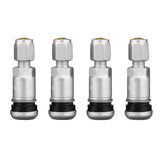 4pcs Auto Tubeless Tire Valve Stems Dust Caps Car Tire Air Valve Wheel Stems Automotive Replacement Parts