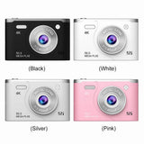 Digital Camera Dual Lens Portable Compact Camera 2.4inch LCD Photography Camera with Fill Light Photo Video Camera for Kids