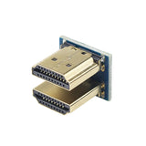 Raspberry Pi 4B/3B+ HDMI 1.4 Adapter - Male to Male Bidirectional Converter for Monitors/Projectors