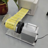 V5pro Electric Label Rewinder Adjustable Speed Synchronized Tension Control for Barcode Labels