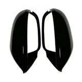 Car Rearview Mirror Cover For A6 C7 C7.5 S6 4G 2012-2018 Black Side Mirror Cap Covers Car Accessories