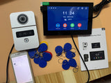 5G Wifi TUYA 1080P 7 inch Touch Screen Video Intercom Access Control Video Doorbell System Doorphone Door RFID Unlock Camera
