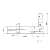 HM-1902 Precision One-Axis Tilting Platform Aluminum Alloy Base for Optical Experiments Fine Pitch Adjustment