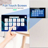Wireless Wifi Video Doorbell System, 1080P Doorphone Door Camera, 7 Inch 2pcs Touch Screen, Video Intercom for Home 2 Wire