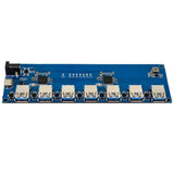 1 PC VL817 USB3.0 3.1 HUB High-speed Hub Module 1 To 7 Port Hub Type-C Interface HUB With Current Backflow Prevention Function