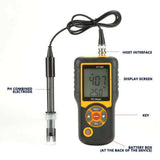 Digital PH Tester Meter HT-1202 High Precision Water Quality Analyzer Labs PH acidity meter, for Seawater Freshwater Aquaculture