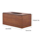 Rectangular Tissue Box Natural Elegance Wood Tissue Box for Living Room Bedroom Kitchen