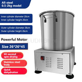 1100W Commercial Vegetable Dehydrator Machine 304 Stainless Steel Inner Basket Food Dehydrator for Food Industry Quick Dry 220V