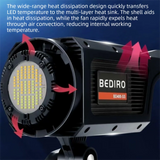 New 100W Studio Flash Light 6500K Bowens Mount LED Modeling Lamp Angle Adjust Strobe Light for Product