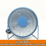 220V Portable Electric Sun Heaters 200/400W Mini Space Heater Quartz Tube Heating for Winters Desktop Office Warmer 6/8Inch