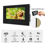 Tuya 1080P 7inch Intercom WIFI Video Intercom System Waterproof Password Unlock Camera Wifi Video Door Bell Doorbell System