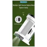New Children's Electron Microscope 1000X Science Experiment Equipment Handheld Mini Pocket Microscope With LED Lig