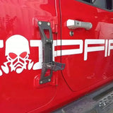 The Side Ladder Is Suitable for 07-24 Jeep Wrangler Boarding Foot Pedaling Door Climbing JKJL Wrangler Pedals