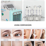 6 in 1 Hydro Dermabrasion Facial Machine Water Oxygen bubble Skin Cleaning Lifting Professional Aqua Peeling Beauty Device