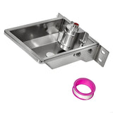 New Cow Water Bowl Automatic Drinking Waterer Stainless Steel Touch Switching Water Dispenser for Goat Cattle Horse Piglets