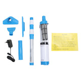 3 in 1 Handheld Pool Vacuum Cordless Rechargeable IPX7 1.5h Run Time Hot Tub Vacuum Cleaner with 3 Replace Heads for Sand Debris
