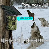 4G Solar Powered Wild Game Trail Camera, Photo Traps with Ucon Cloud Storage App, Real Time Viewing for Home Security