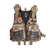 Safety Strap Fishing Vest Adjustable Men Women Multi-Pocket Swimming Life Jacket for Fly Fishing Outdoor Boat Drifting Survival