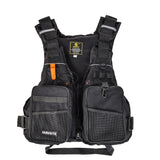 Safety Strap Fishing Vest Adjustable Men Women Multi-Pocket Swimming Life Jacket for Fly Fishing Outdoor Boat Drifting Survival