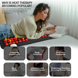 Jade Cushion Tourmaline Heating Pad Far Infrared Therapy Cushion Tourmaline Tourmaline Back Pain Relief Improves Circulation