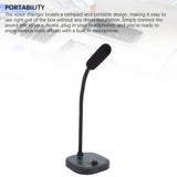 Sound Changer USB Type C Multifunction Handheld Microphone Voice Changer High Device Compatibility 16 Sound Effects for Laptop
