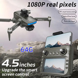 S19 Obstacle Avoidance Drone Folding 8K HD Dual Camera Aerial Photography Quadcopter Brushless GPS RC Aircraft Gift