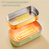 900ml Electric Lunch Box Water Free Heating Bento Box Stainless Steel Food Warmer Portable Thermal Boxes For Office School 220V