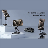 ADEGBO-Improved Foldable Magnetic Tripod Phone Stand