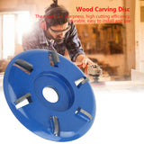 Wood Carving Disc Steel 6‑Teeth Milling Cutter Woodworking Tool Angle Grinder Accessories Woodworking Tool Wood Carving Disc