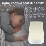 White Noise Machine With Night Light Toddler Sleep Trainer With 34 Soothing Sounds Timer App Remote Control