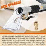 Multi-Function Steam Spray Suction Head With 1/4" Quick Disconnect Coupler Valve For Shop Vac Mytee Vacuum Extractor System