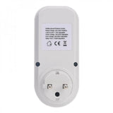 1PC 16A Metering Socket 220V Overvoltage And Undervoltage Protector Overcurrent And Overload Protection 0~9999W Metering Socket