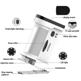 New Children's Electron Microscope 1000X Science Experiment Equipment Handheld Mini Pocket Microscope With LED Lig