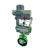 EPDM NBR FKKM Industrial Pneumatic Butterfly Valve Pneumatic Actuator with Positioner