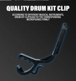 small military drum Series Cardioid Instrument Wired Drum Microphone with Clip Arm Mount for Professional recording mic