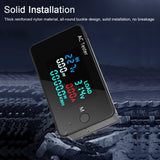 AC Dual Voltage Digital Tester 0-500V Voltmeter 0-100A Ammeter 0-50K Power 0-99999Kwh Electric Energy Monitor with 35*23mm