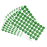 Number Inventory Stickers Round for Clothes Shoes Sports Events Scrapbooking