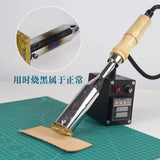Vinica Electric Wood Brandings Iron for Creative Cake/Wood/Leather Brandings Embossings Solderings Iron with Stamp 300W-