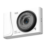 4K CCD Digital Camera for Student Compact Digital Photography Camera 180°Flip Screen Selfile Camera for Kid Adult Beginners
