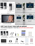 2-4 Unit Home 2 Wire 7inch Touch Video Intercom for Apartments Residential Video Door Phone System with RFID Card APP Unlock