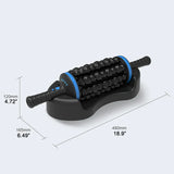 Massage Roller Cordless Deep Tissue Muscle & Fascia Relaxation for Legs, Back & Abs, Pain Relief & Home Fitness Recovery Sport