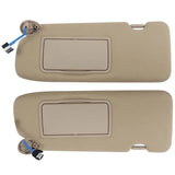 Sun Visor Driver&Passenger Beige W/Light Mirror 83280-TLA-A12ZA 83230-TLA-A61ZA For Honda CR-V CRV 2017- 2022