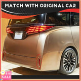 A42P-Car LED Rear Bumper Reflector Light Taillight Fog Light Brake Light For Toyota Alphard 40 Series 2023+